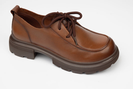 Pantofi damă piele naturală FORMAZIONE 6716 Maro