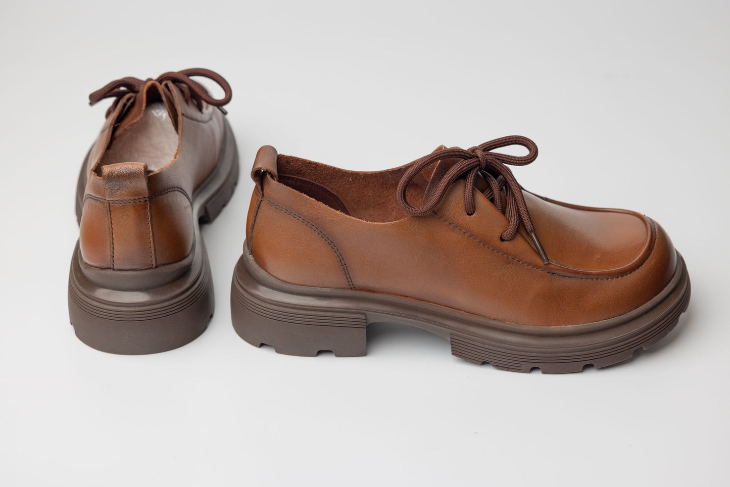 Pantofi damă piele naturală FORMAZIONE 6716 Maro
