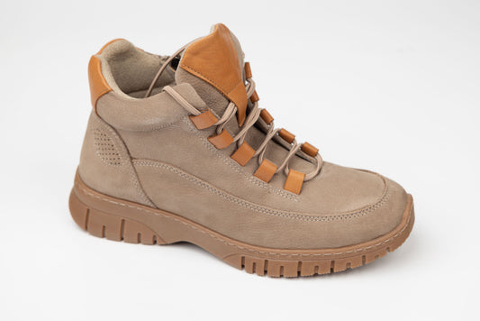 Ghete damă piele naturală DOGATI 25604 Vizon vel