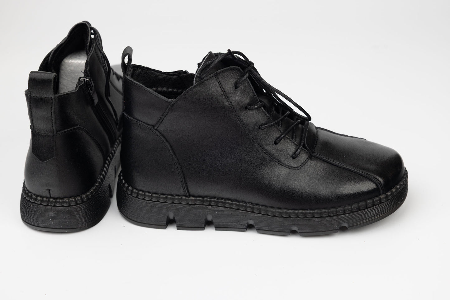 Ghete dama casual piele naturala FORMAZIONE 5512 N
