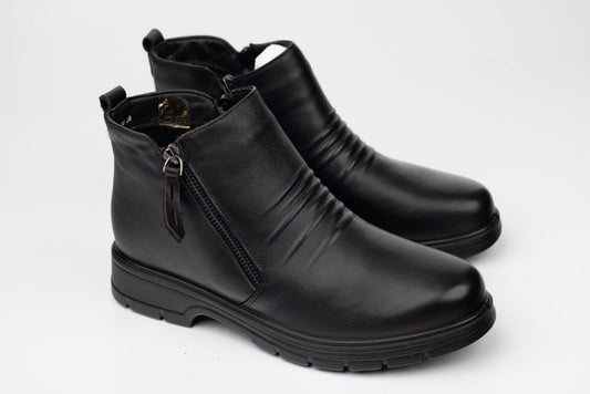 Ghete dama casual piele naturala FORMAZIONE 76-76 N