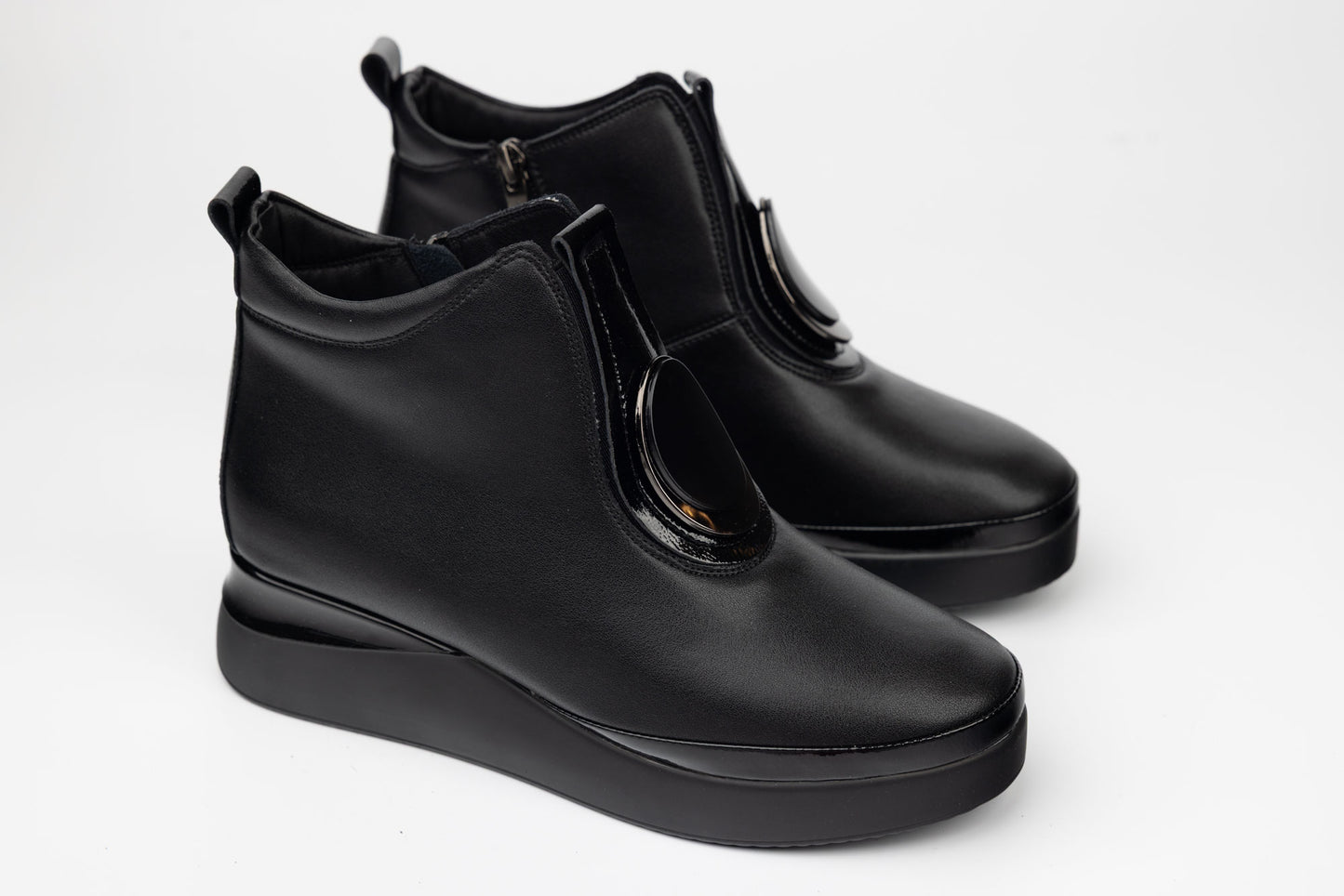 Ghete damă piele naturală BETINA 6516 N box