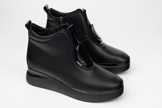 Ghete damă piele naturală BETINA 6516 N box