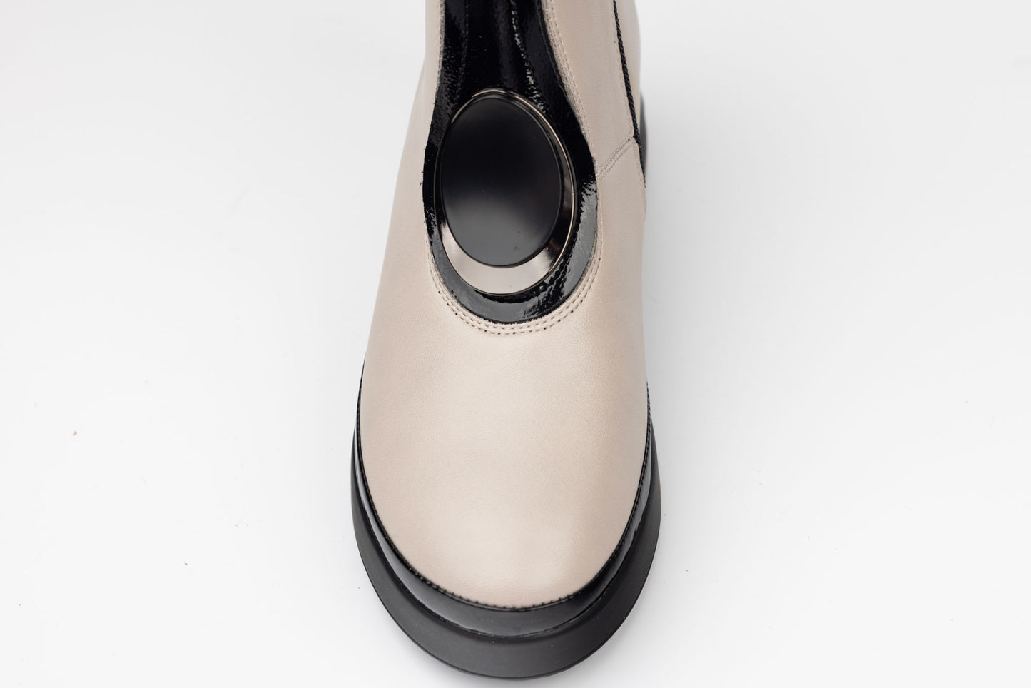 Ghete damă piele naturală BETINA 6516 Taupe