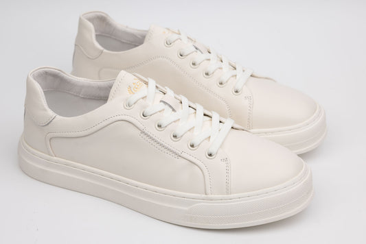 Pantofi sport piele naturală FRANCO GERARDO 7051 Alb