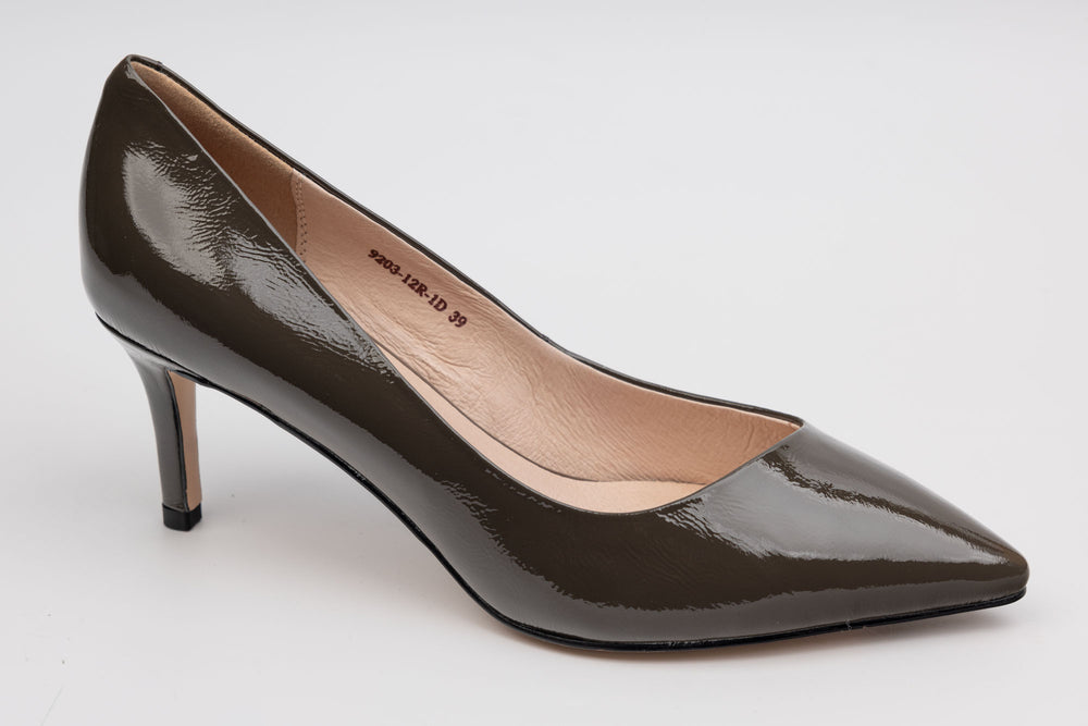 Pantofi dama eleganti de piele naturală JOSE SIMON 9203 LAC GRI