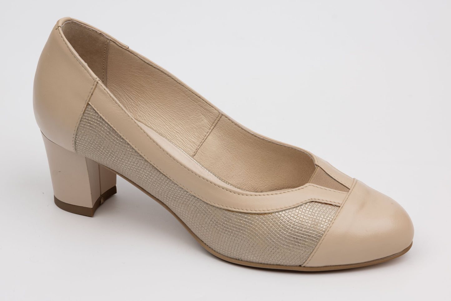 Pantofi damă piele naturală SAVANA 197 bej