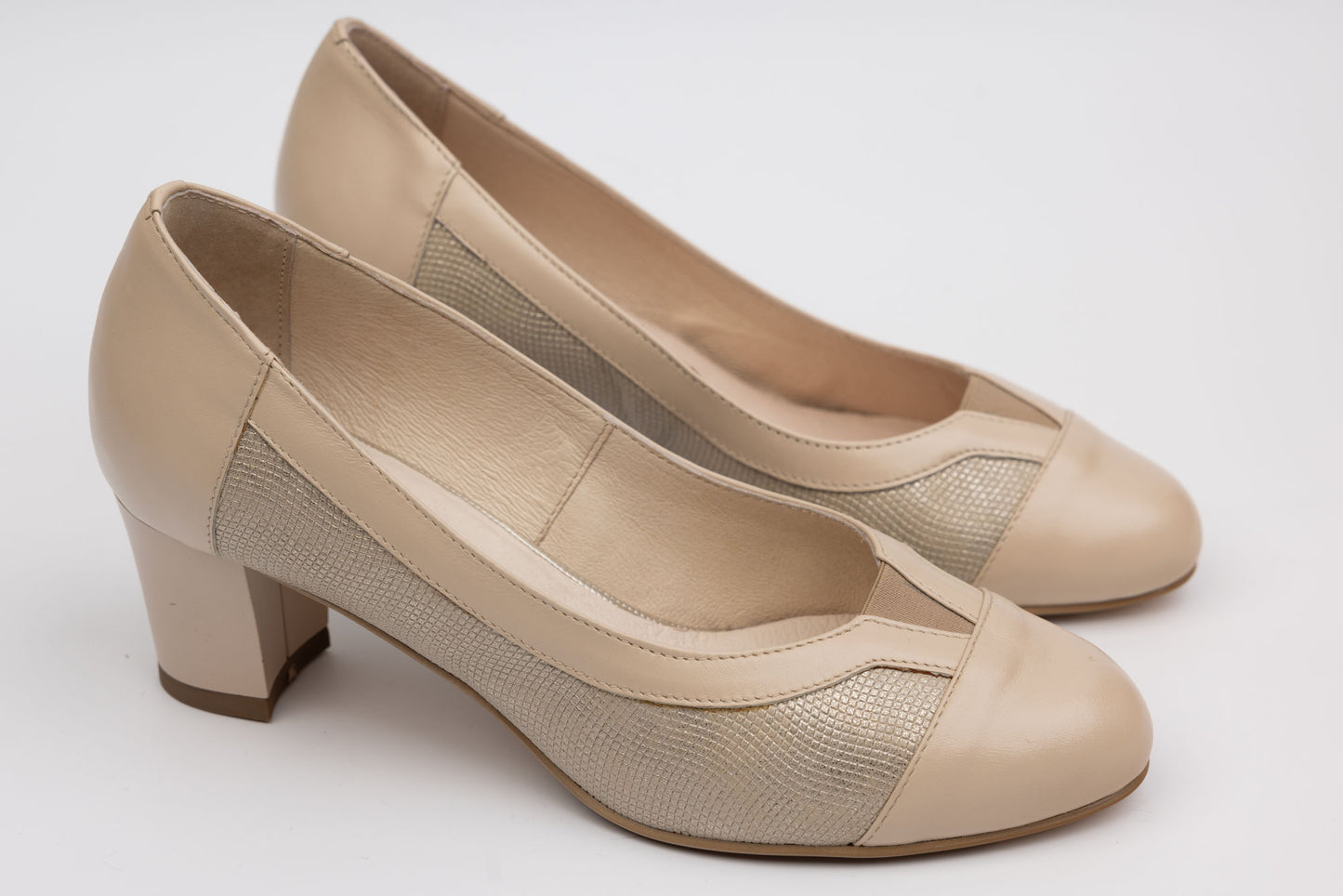 Pantofi damă piele naturală SAVANA 197 bej