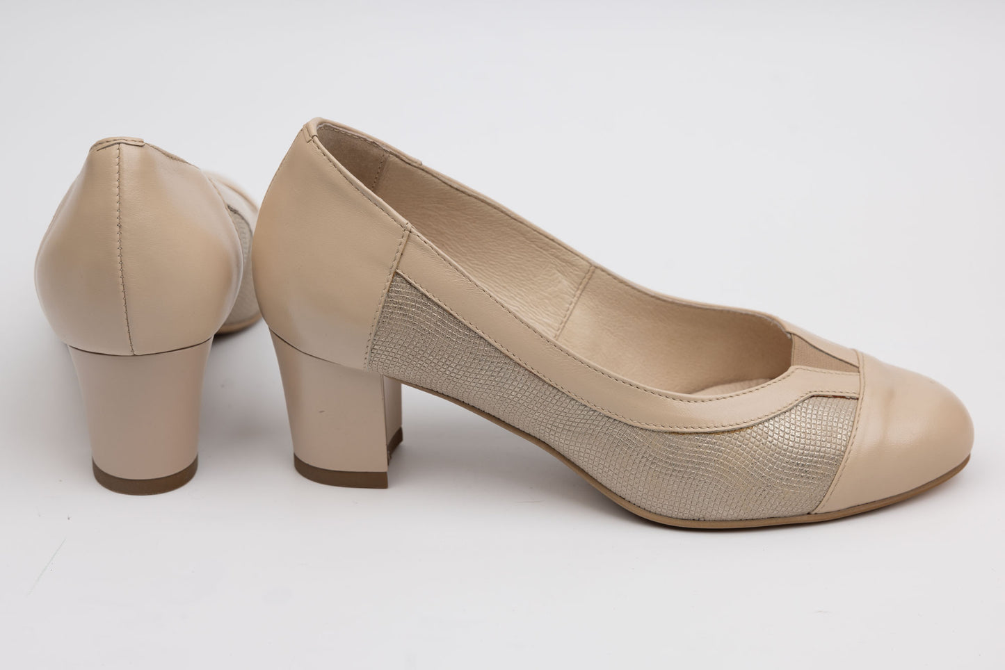 Pantofi damă piele naturală SAVANA 197 bej