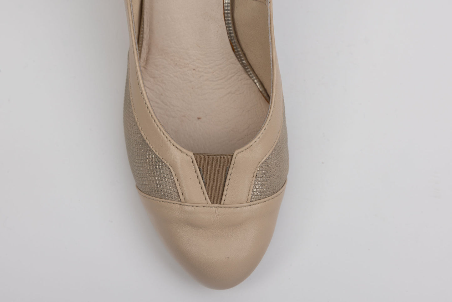 Pantofi damă piele naturală SAVANA 197 bej