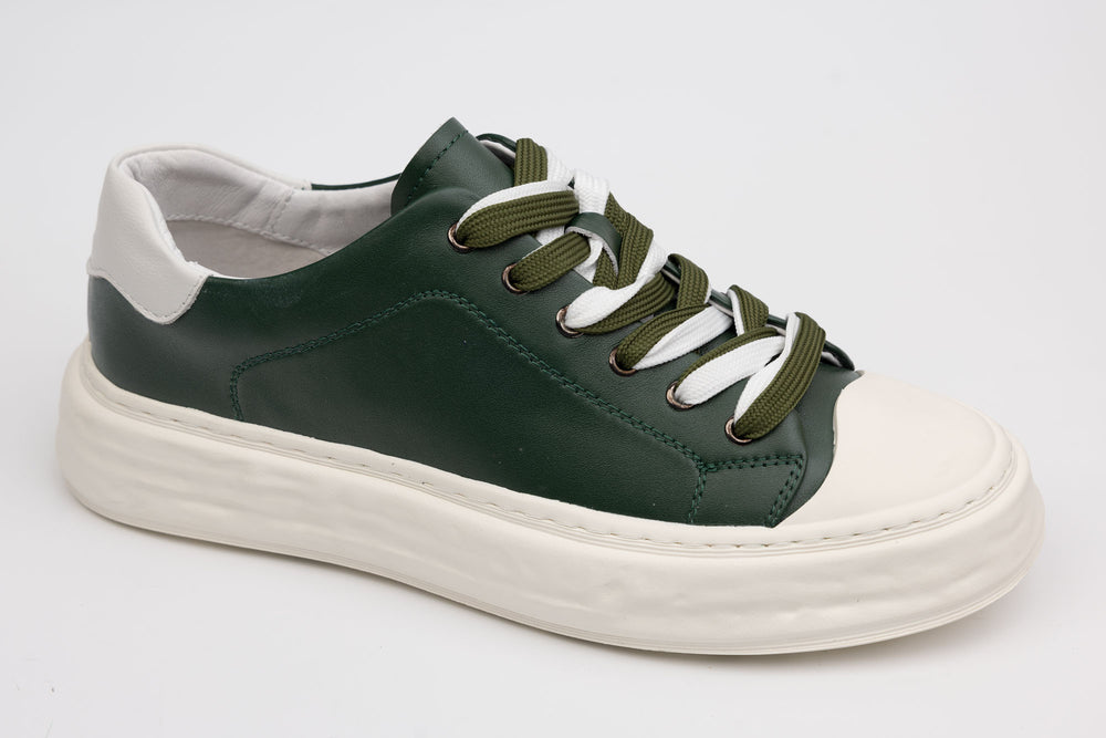 Pantofi barbati sport piele naturală FILLIPO 986 Verde