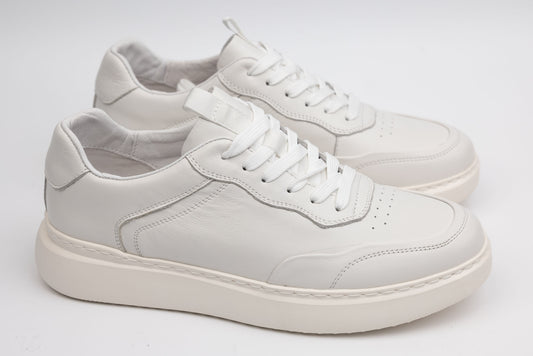 Pantofi casual piele naturală FILLIPO 983 alb