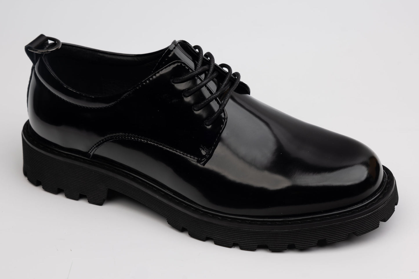 Pantofi barbati piele naturală lăcuită JOHAN 66601 N lac