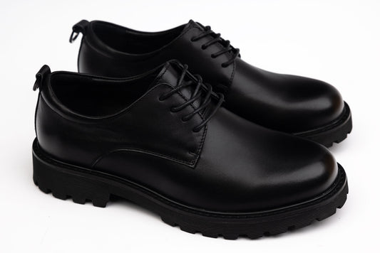 Pantofi barbati piele naturală JOHAN 66601 N box