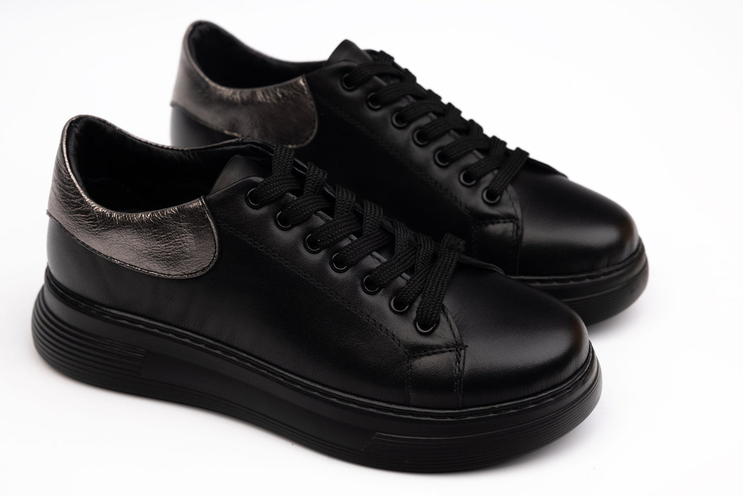 Pantofi casual sport ANNA VIOTI 16-450 N box NICHEL ( unisex )