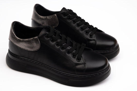 Pantofi casual sport ANNA VIOTI 16-450 N box NICHEL ( unisex )