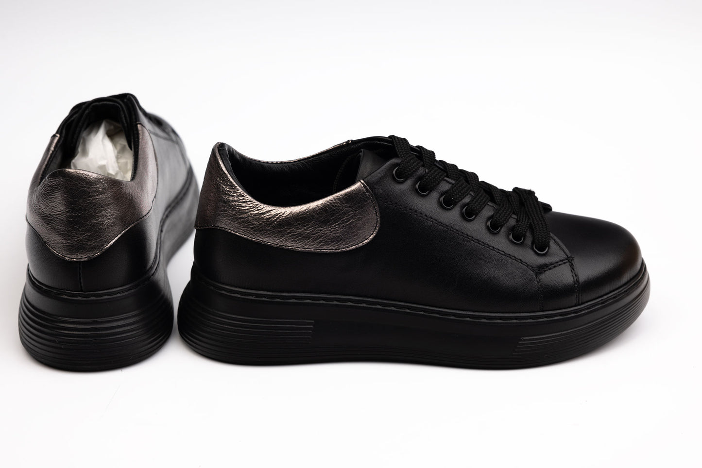 Pantofi casual sport ANNA VIOTI 16-450 N box NICHEL ( unisex )