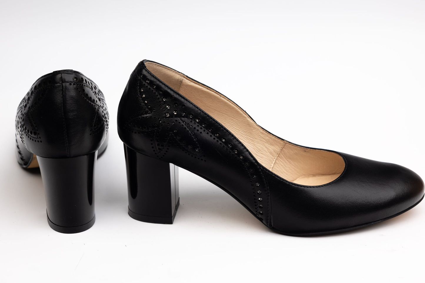 Women's genuine leather shoes SAVANA 541-20 N box are