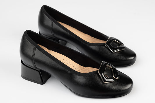 Pantofi dama piele naturală PULSO 1516 N box XXL