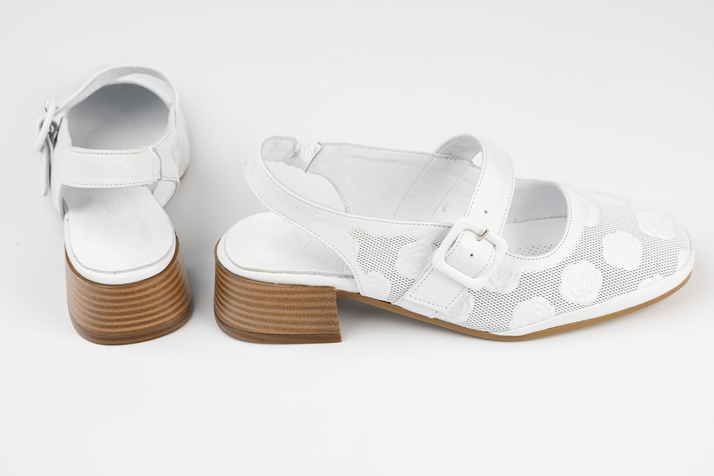 Pantofi dama piele naturală ANNA VIOTI 5683 Alb