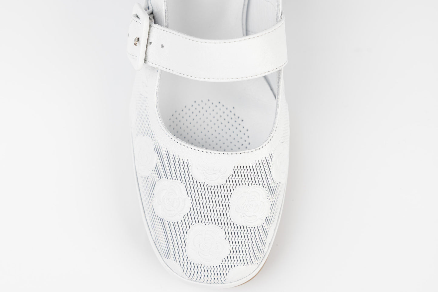Pantofi dama piele naturală ANNA VIOTI 5683 Alb