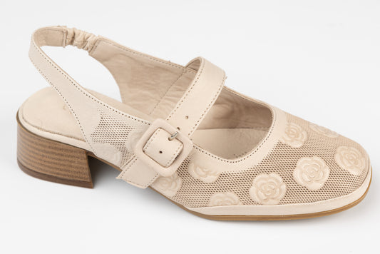Pantofi dama piele naturală ANNA VIOTI 5683 Bej