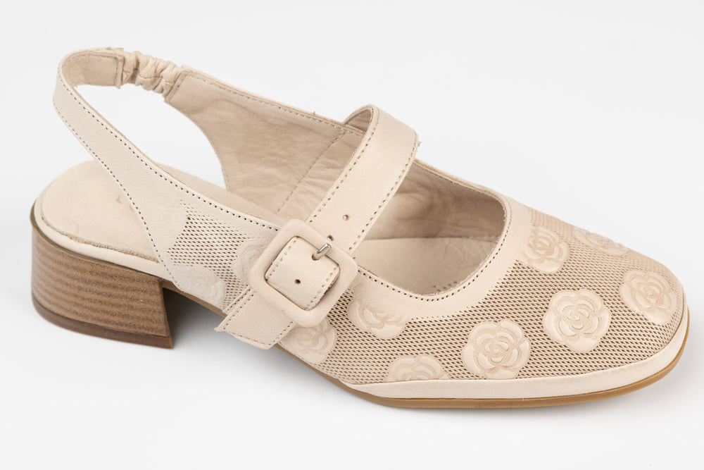 Pantofi dama piele naturală ANA VIOTTI 5683 Bej