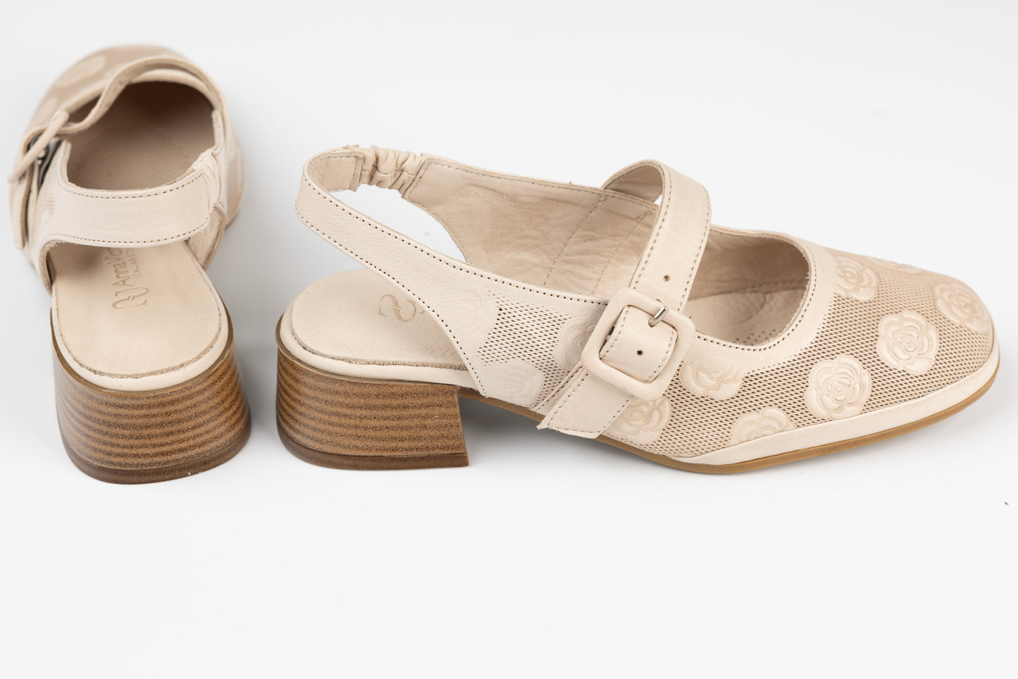 Pantofi dama piele naturală ANNA VIOTI 5683 Bej