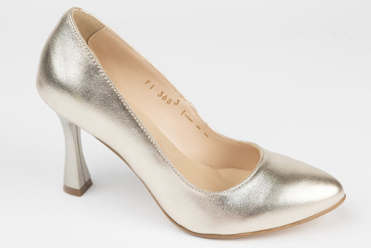 Pantofi dama piele naturală PERLA 3683 Auriu
