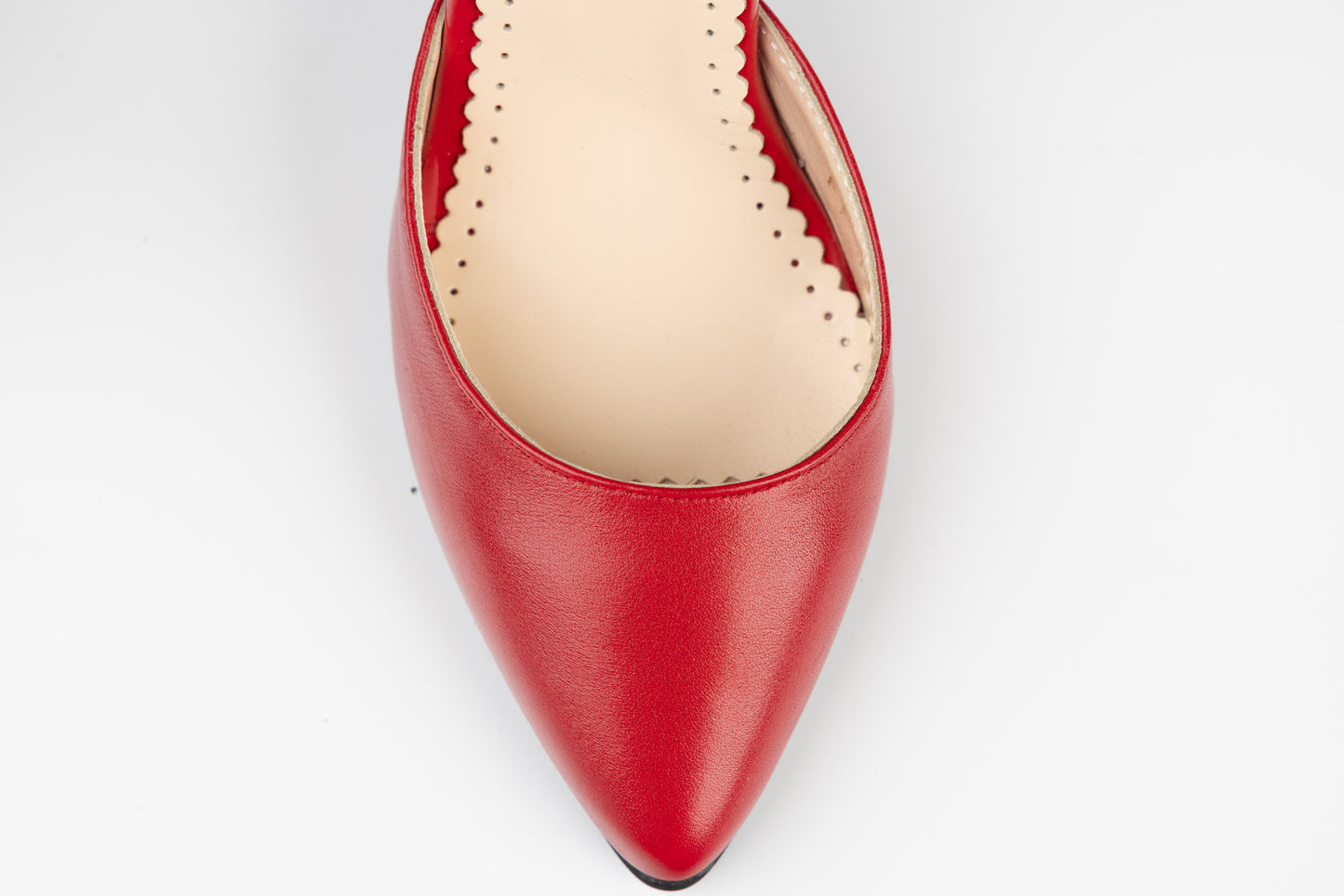 Pantofi dama piele naturală PERLA 3335 Roșu