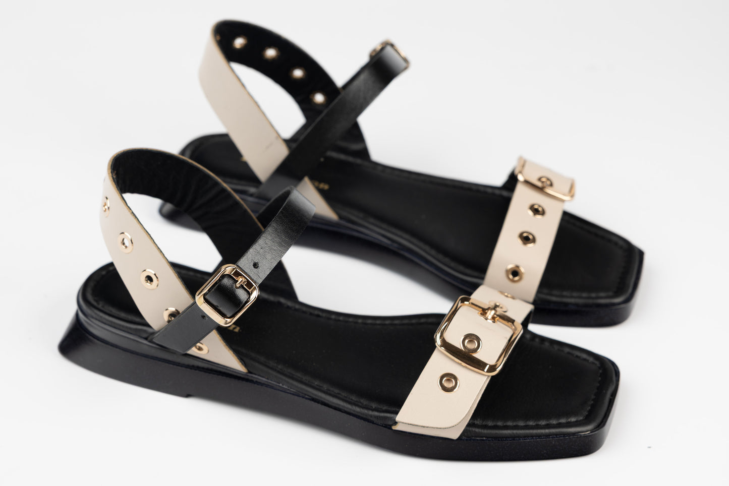 Women's genuine leather sandals DOGATI 354 Beige