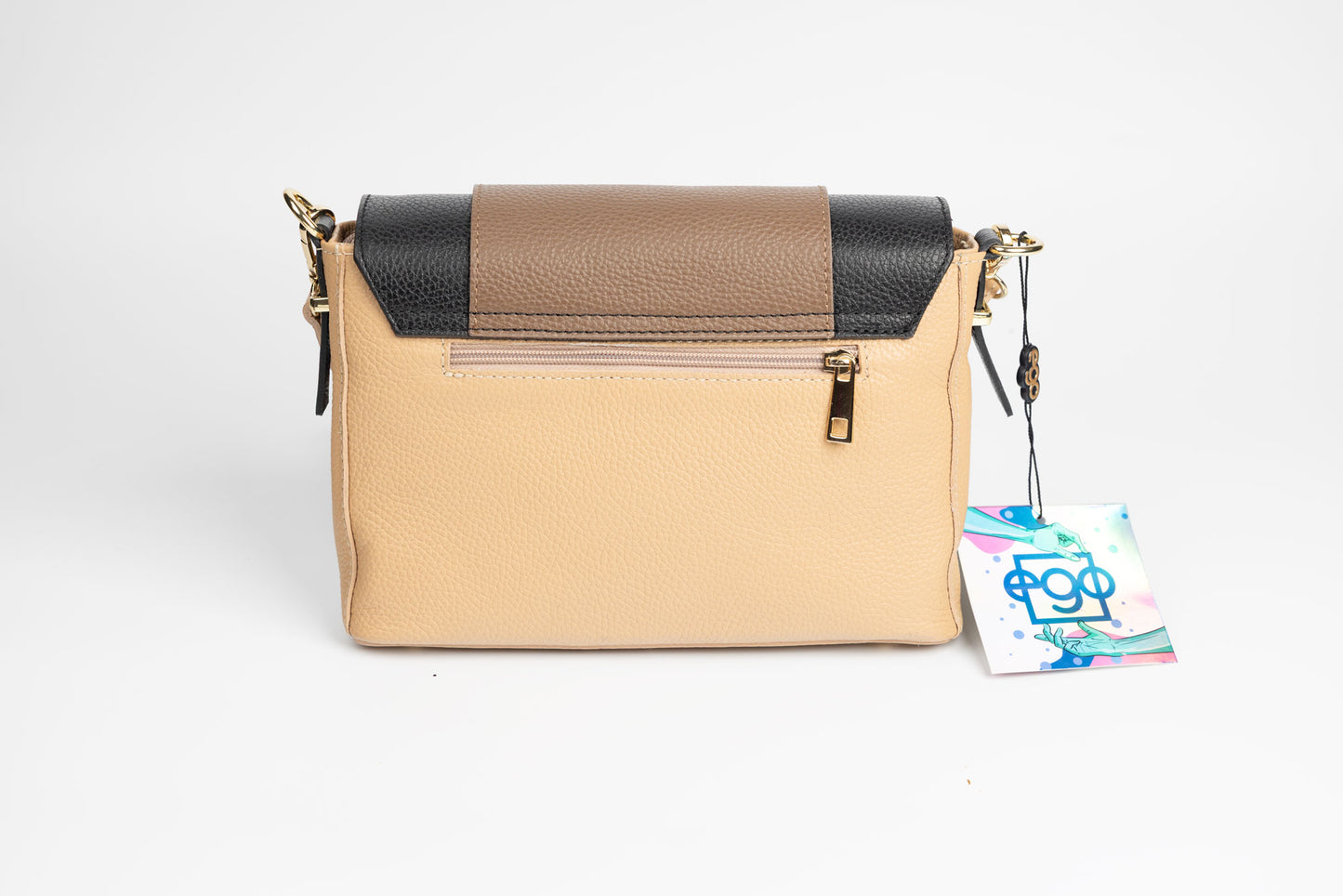Women's bag made of eco-leather EGO 0231 NM Beige