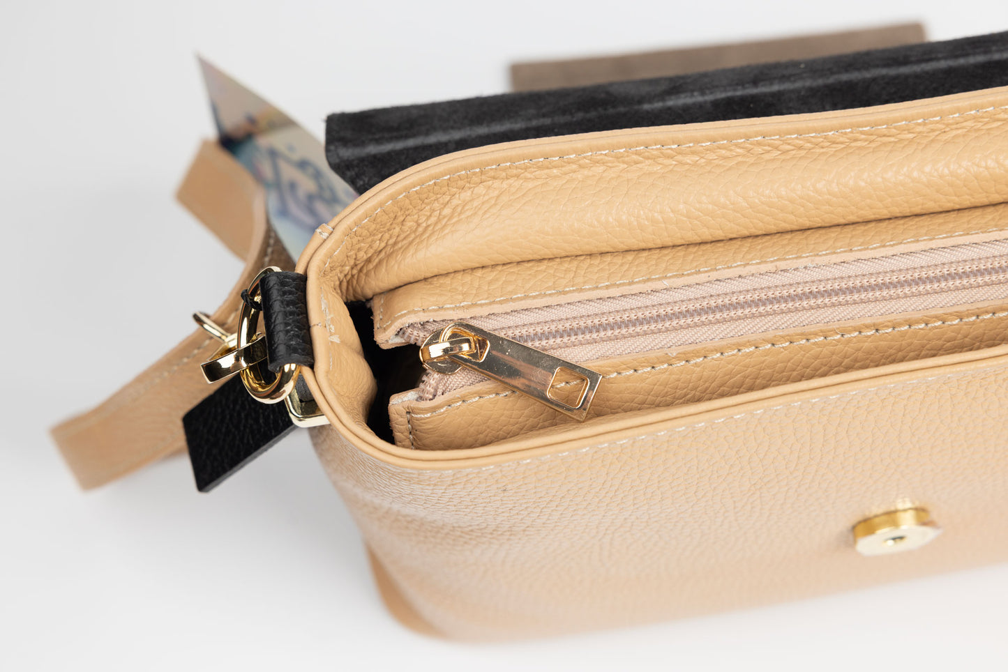 Women's bag made of eco-leather EGO 0231 NM Beige