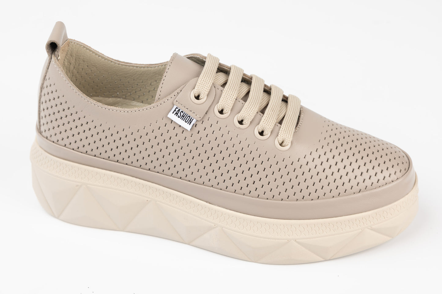 Pantofi dama piele naturala PERLA sport 612 Vizon