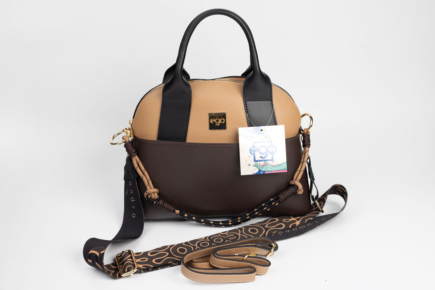 Women's bag made of eco-leather EGO 0266 Brown