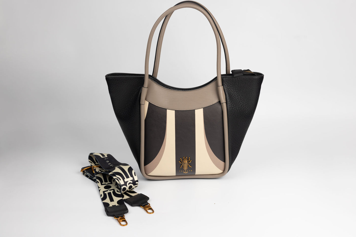 Women's bag made of eco-leather EGO 0002 N mink