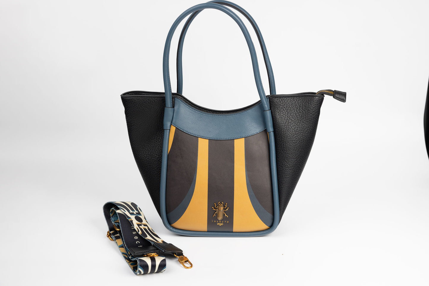 Women's bag made of eco-leather EGO 0002 N Blue