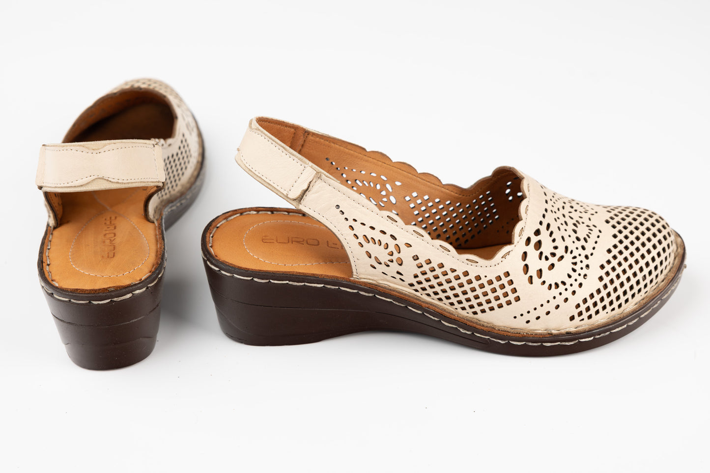 Pantofi dama piele naturală 6155 Bej