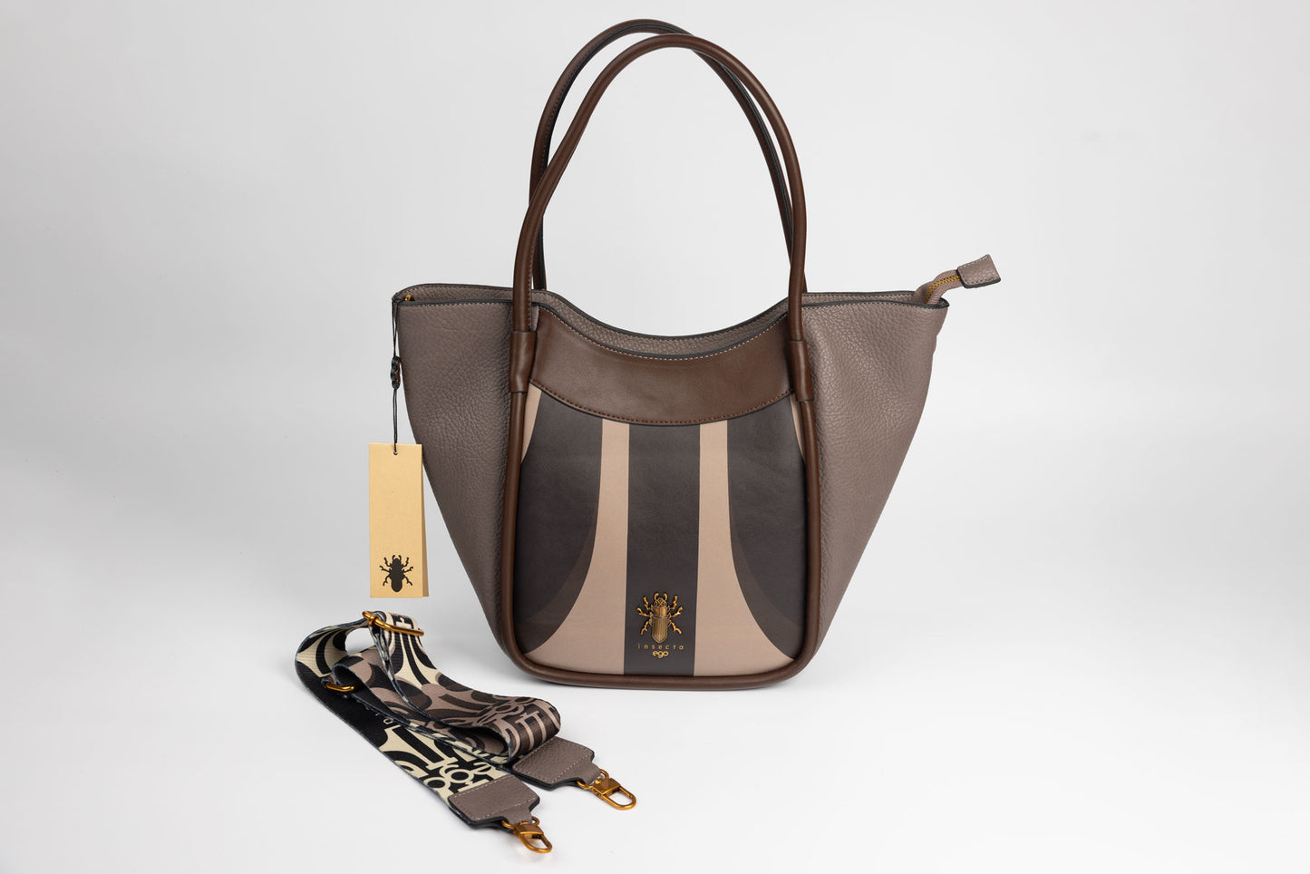 Women's bag made of eco-leather EGO 0002 Mink
