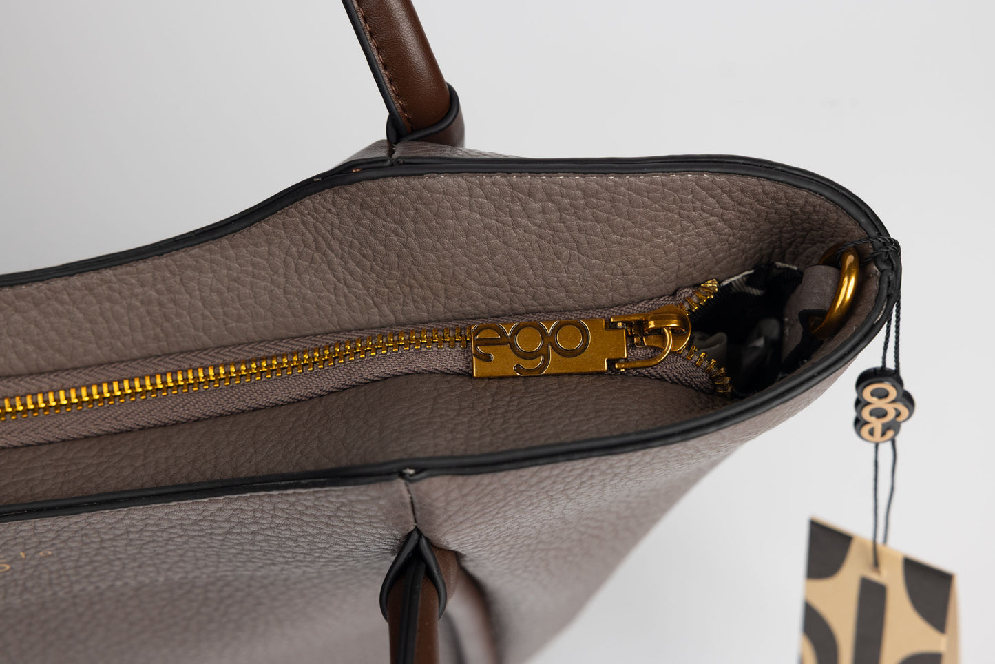 Women's bag made of eco-leather EGO 0002 Mink