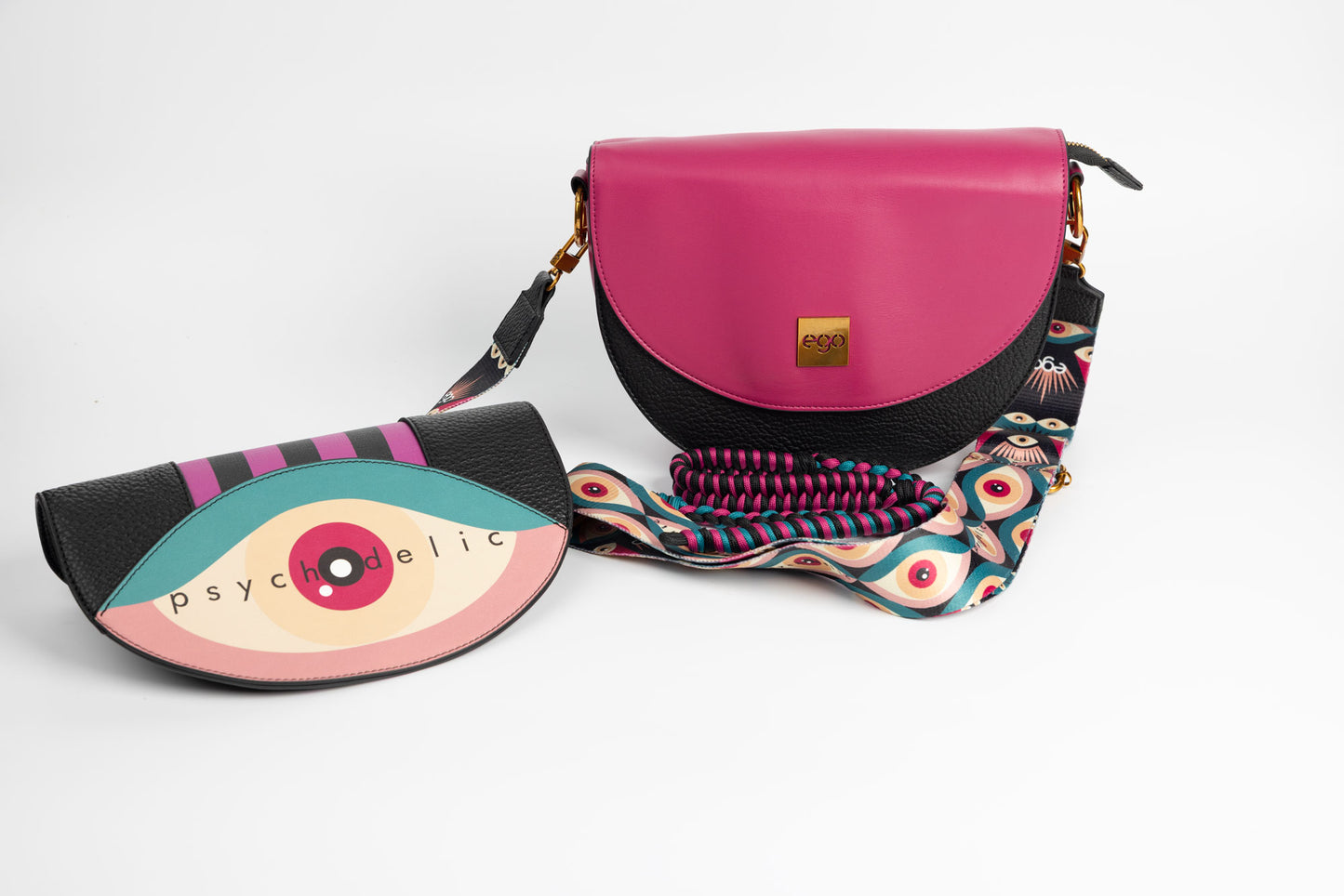 Women's bag made of eco-leather EGO 0003 N Cyclamen