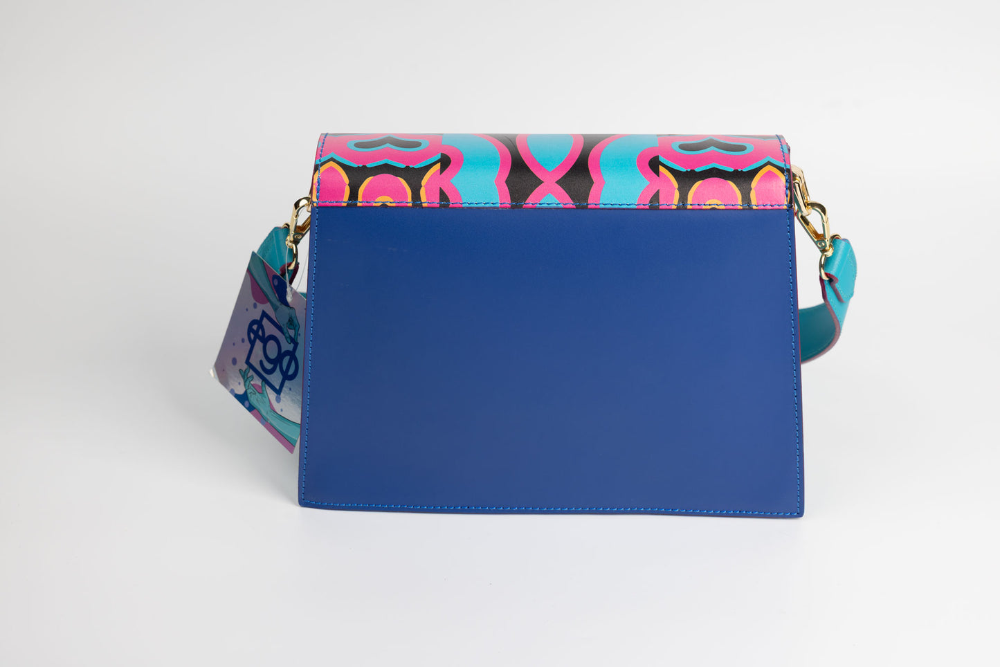 Women's genuine leather bag EGO 0114 Turquoise