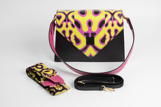 Women's bag made of eco-leather EGO 0114 Cyclamen