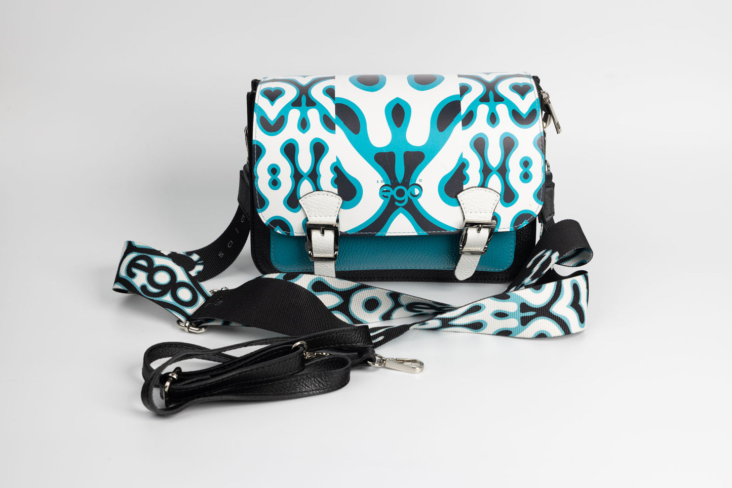 Women's bag made of eco-leather EGO 0238 Turquoise