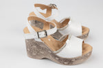 Sandale dama piele naturală LSD 694 Alb