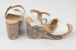 Sandale dama piele naturală LSD 694 Alb