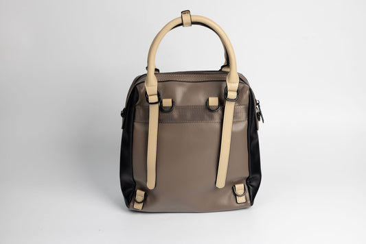 Women's bag made of eco-leather EGO 0007 N Beige mink