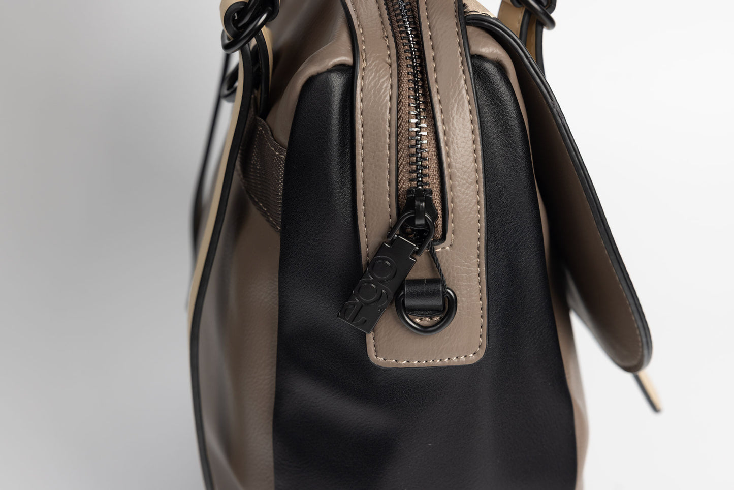 Women's bag made of eco-leather EGO 0007 N Beige mink