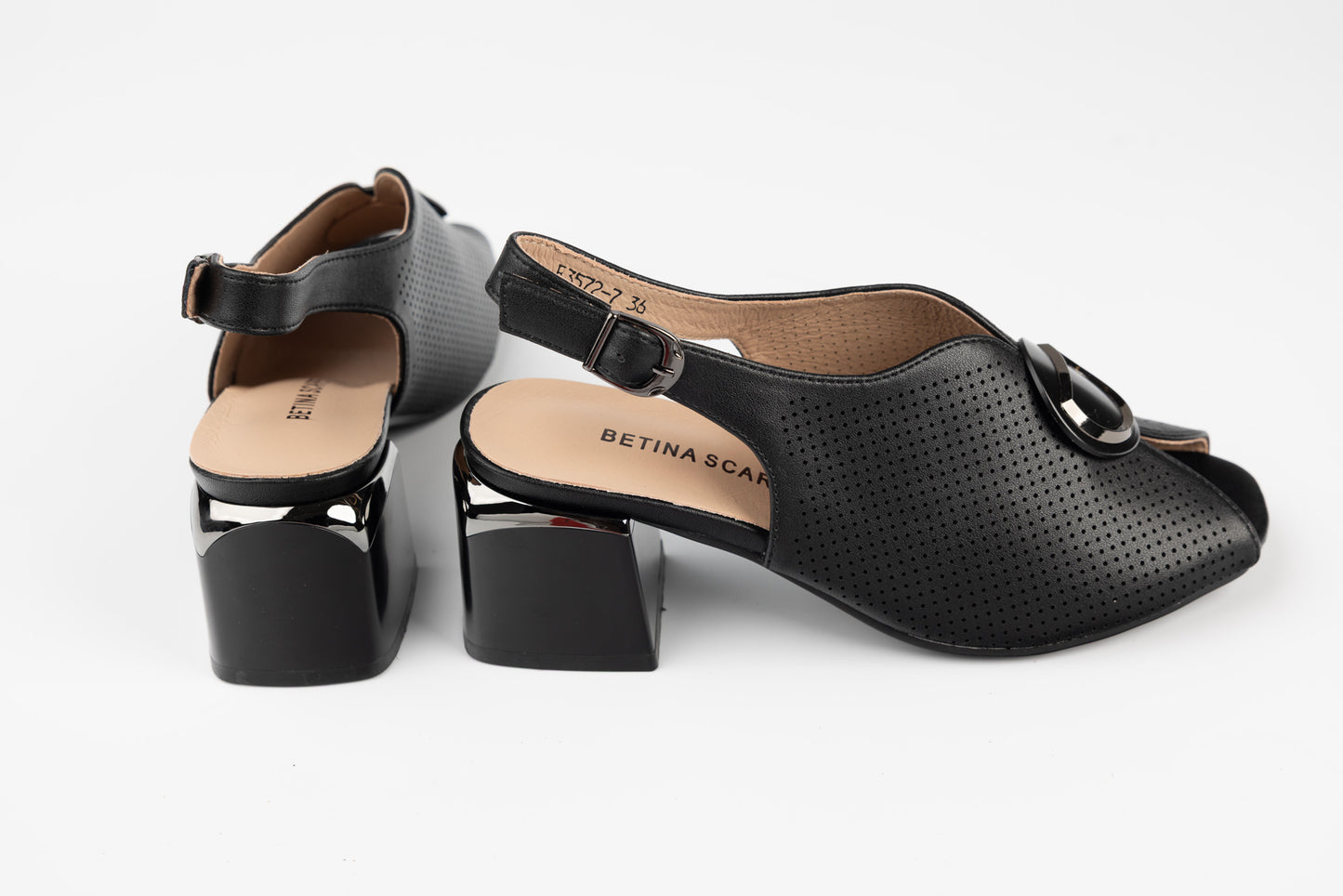 Sandale dama elegante piele naturala BETINA 3572 N