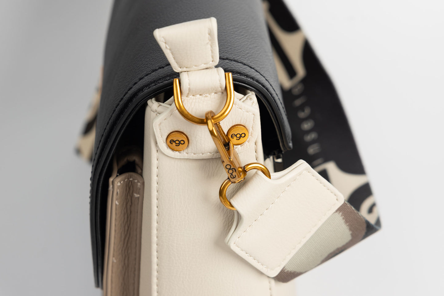 Women's bag made of eco-leather EGO 0028 Beige